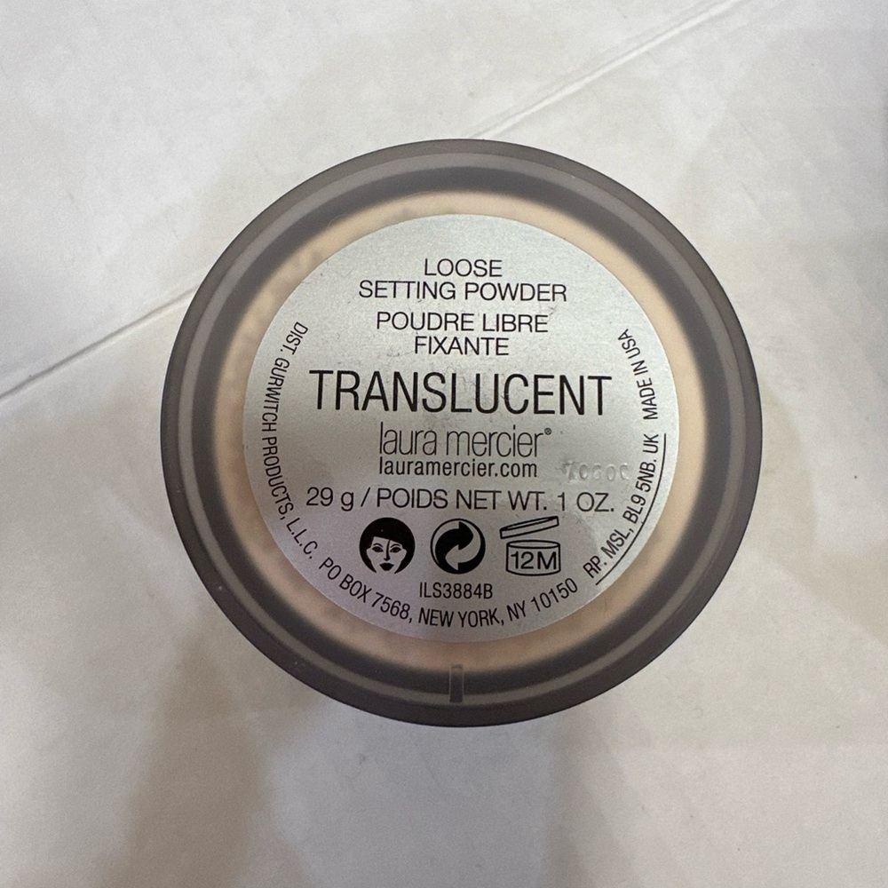 Laura Mercier Loose Setting Powder in Translucent NIB